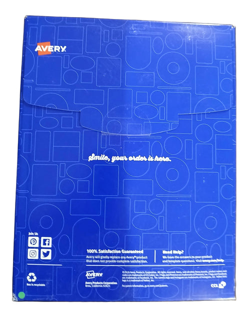Avery Presta 94207 2x4 Labels Trueblock Matte WhitePaper 100 sheets 1000 labels